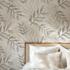 Palm Leaf Botanical Wallpaper