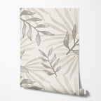 Palm Leaf Botanical Wallpaper