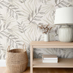 Palm Leaf Botanical Wallpaper