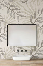 Palm Leaf Botanical Wallpaper