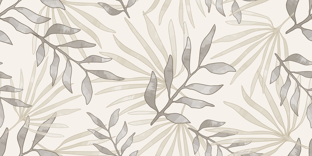 Palm Leaf Botanical Wallpaper
