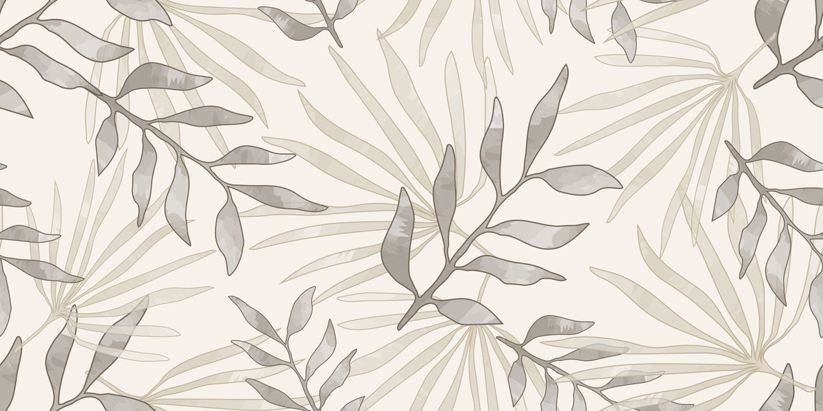 Palm Leaf Botanical Wallpaper