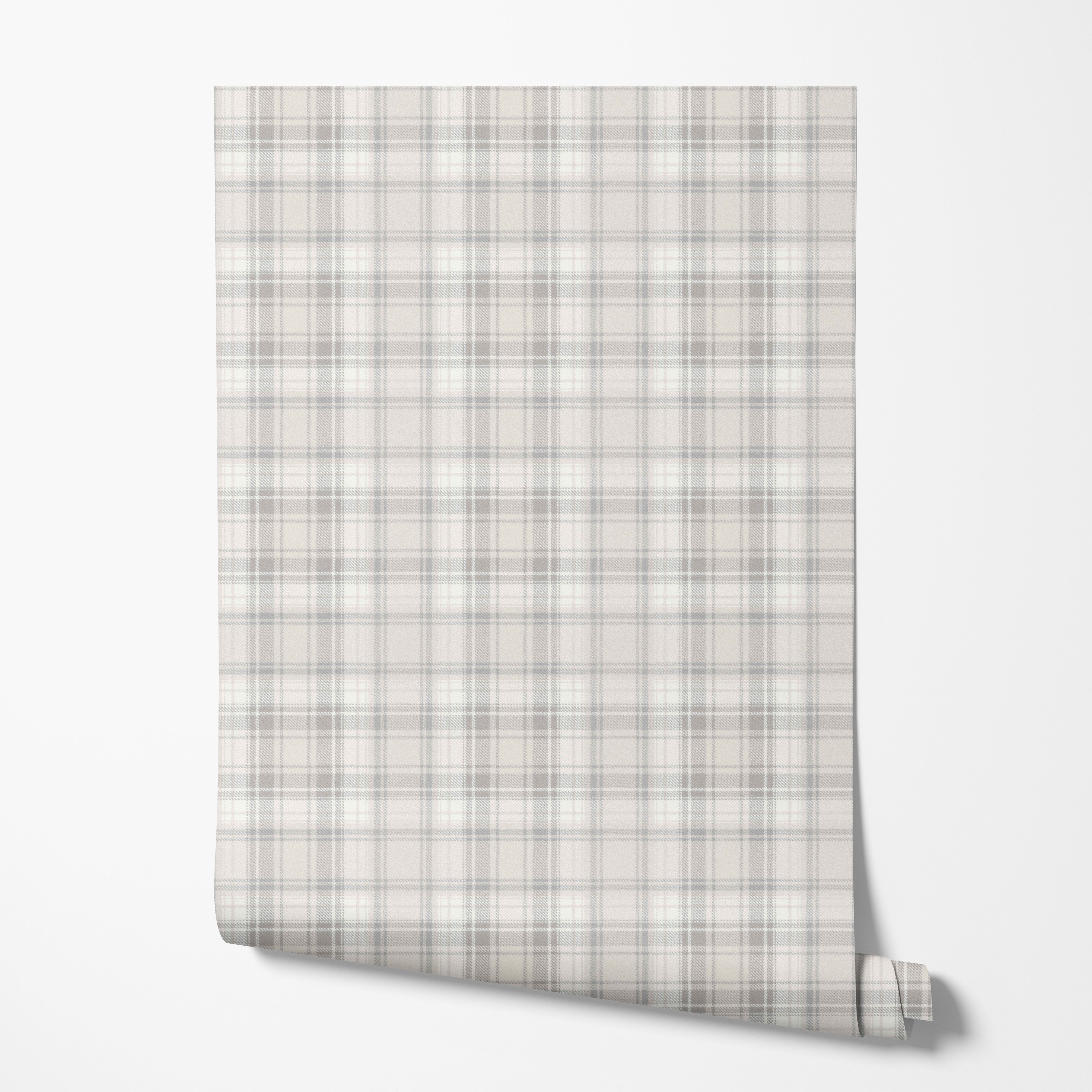 Plaid Farmhouse Wallpaper