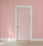 Blush Classic Stripe Wallpaper