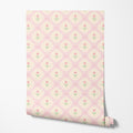 Tulip Lattice Wallpaper