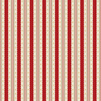 Scarlet Heritage Stripe Wallpaper