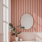 Festive Stripe Wallpaper