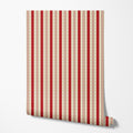 Festive Stripe Wallpaper