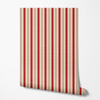 Festive Stripe Wallpaper