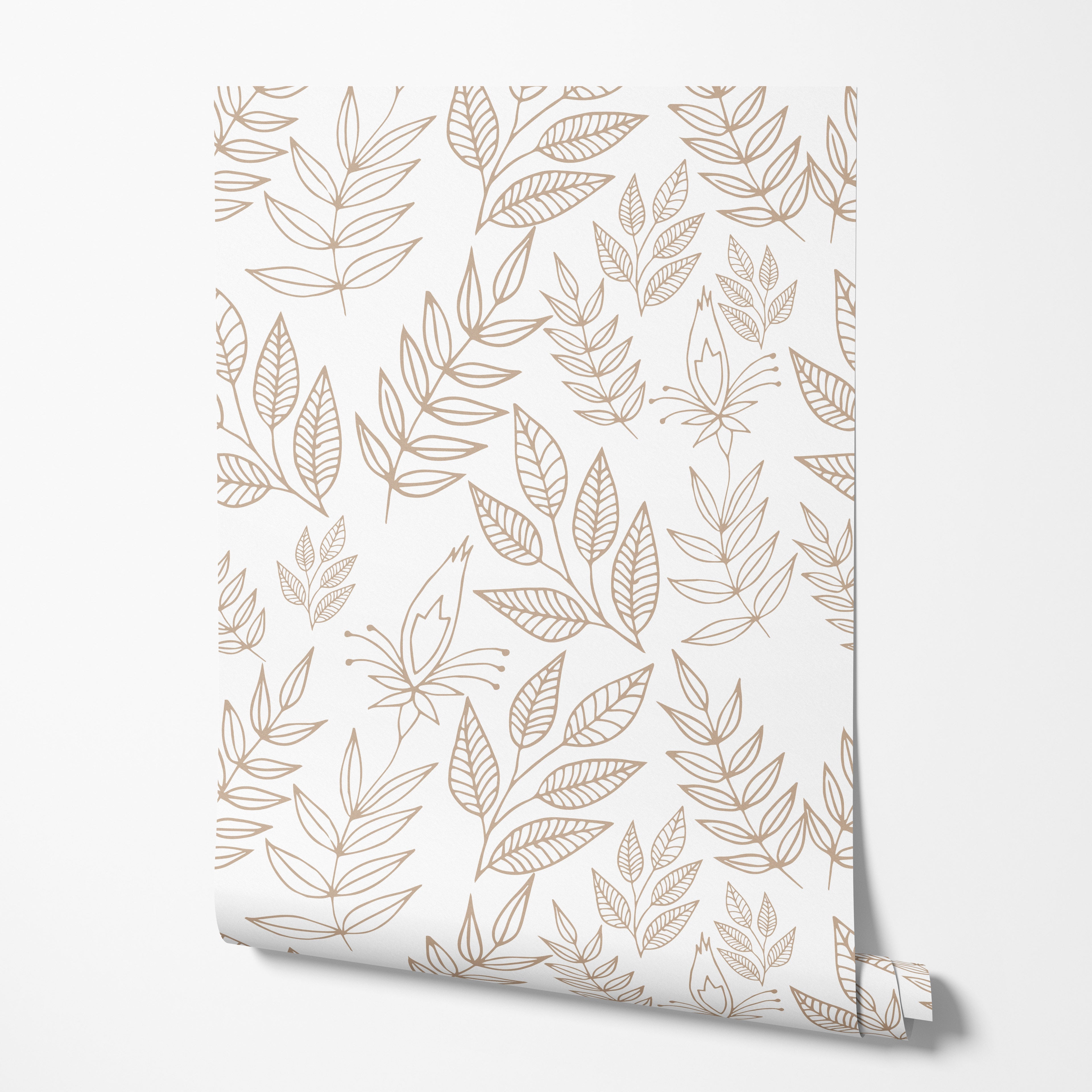 Minimal Leaf Wallpaper