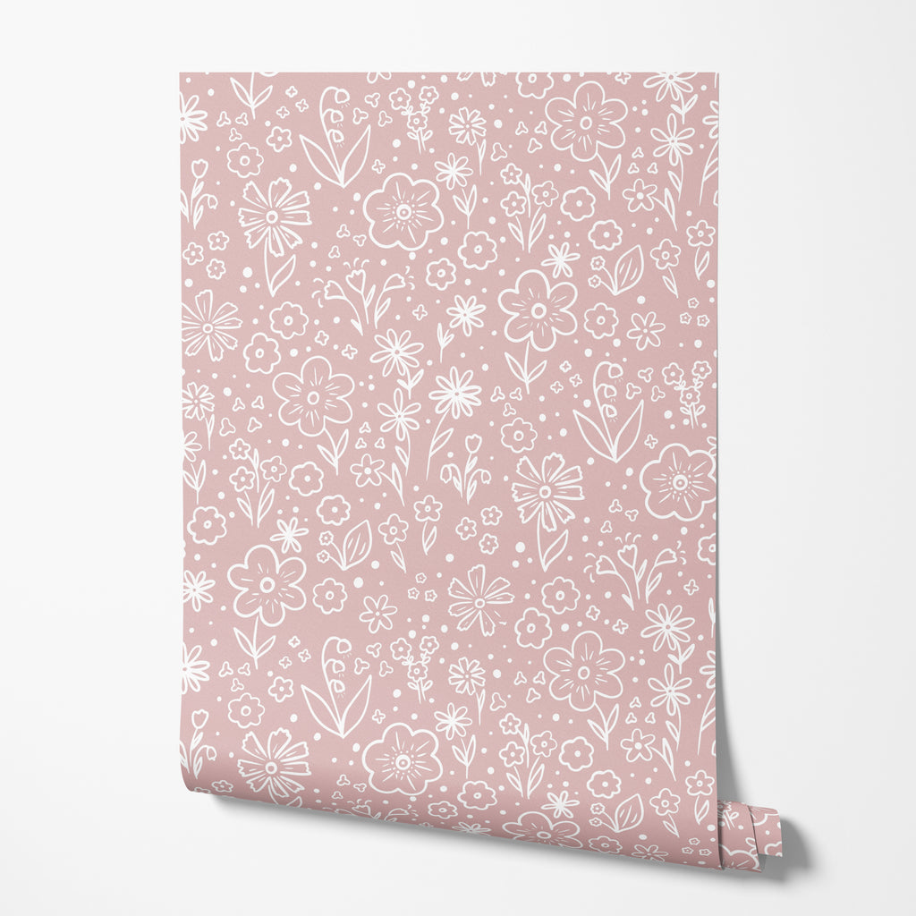 Floral Doodle Wallpaper