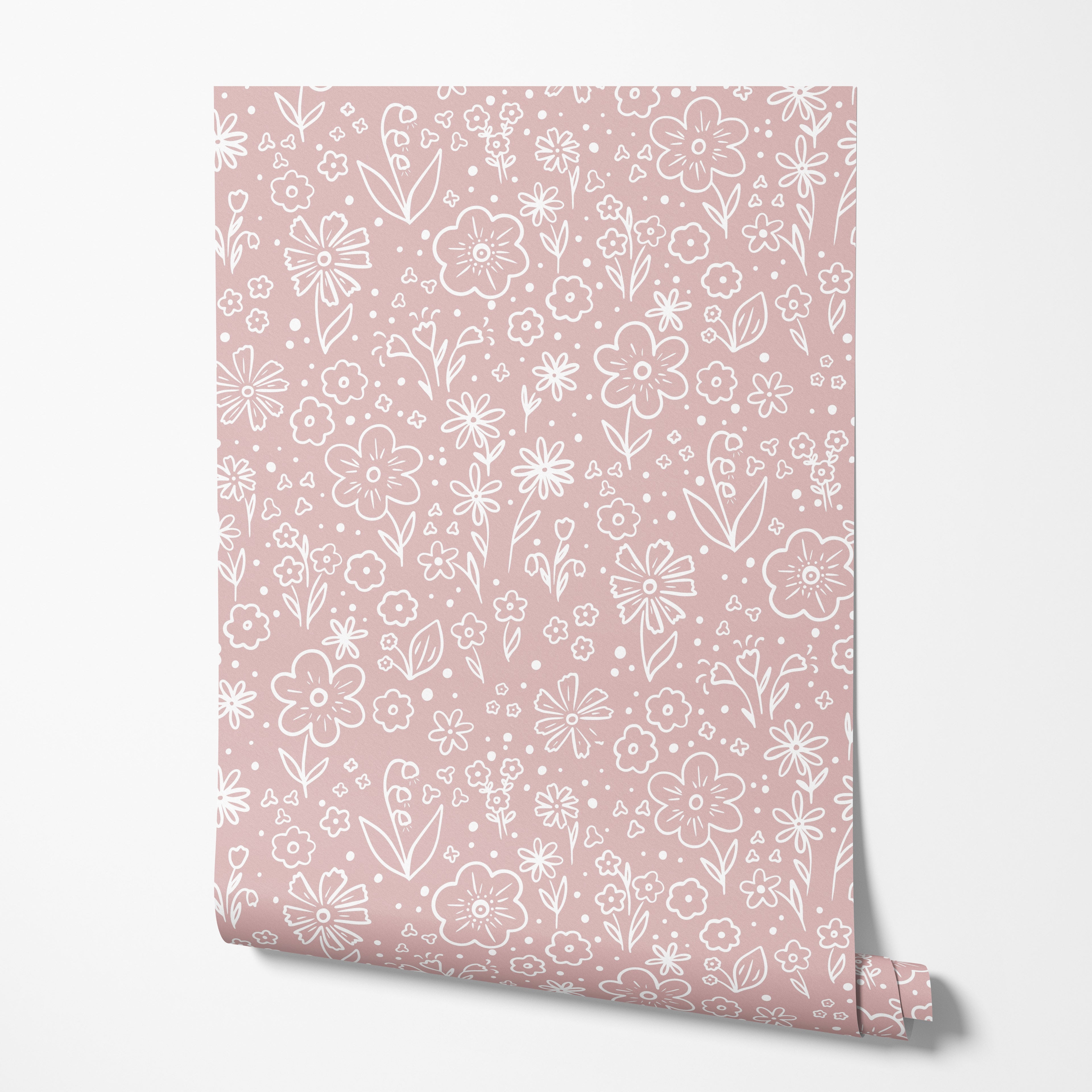 Floral Doodle Wallpaper