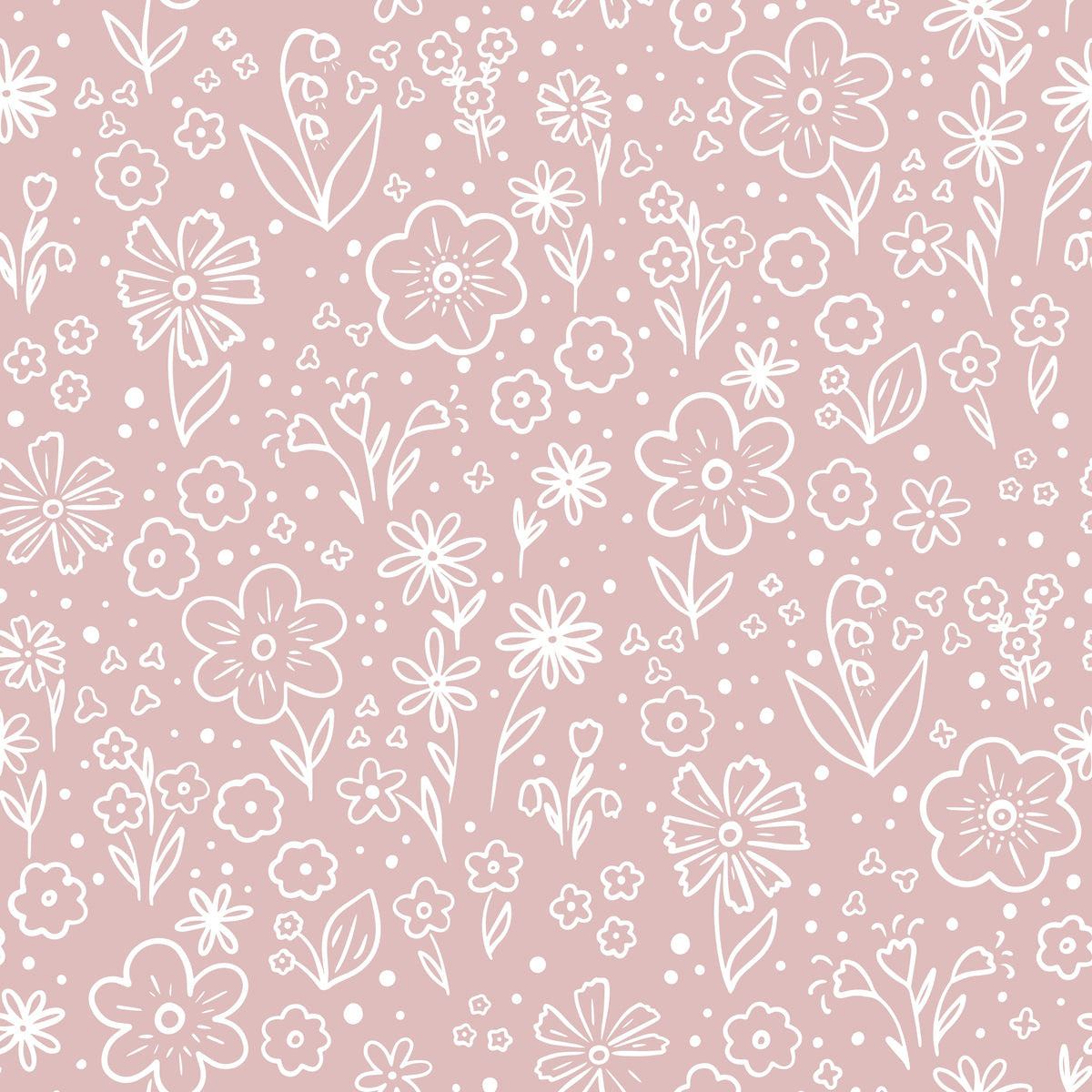 Floral Doodle Wallpaper