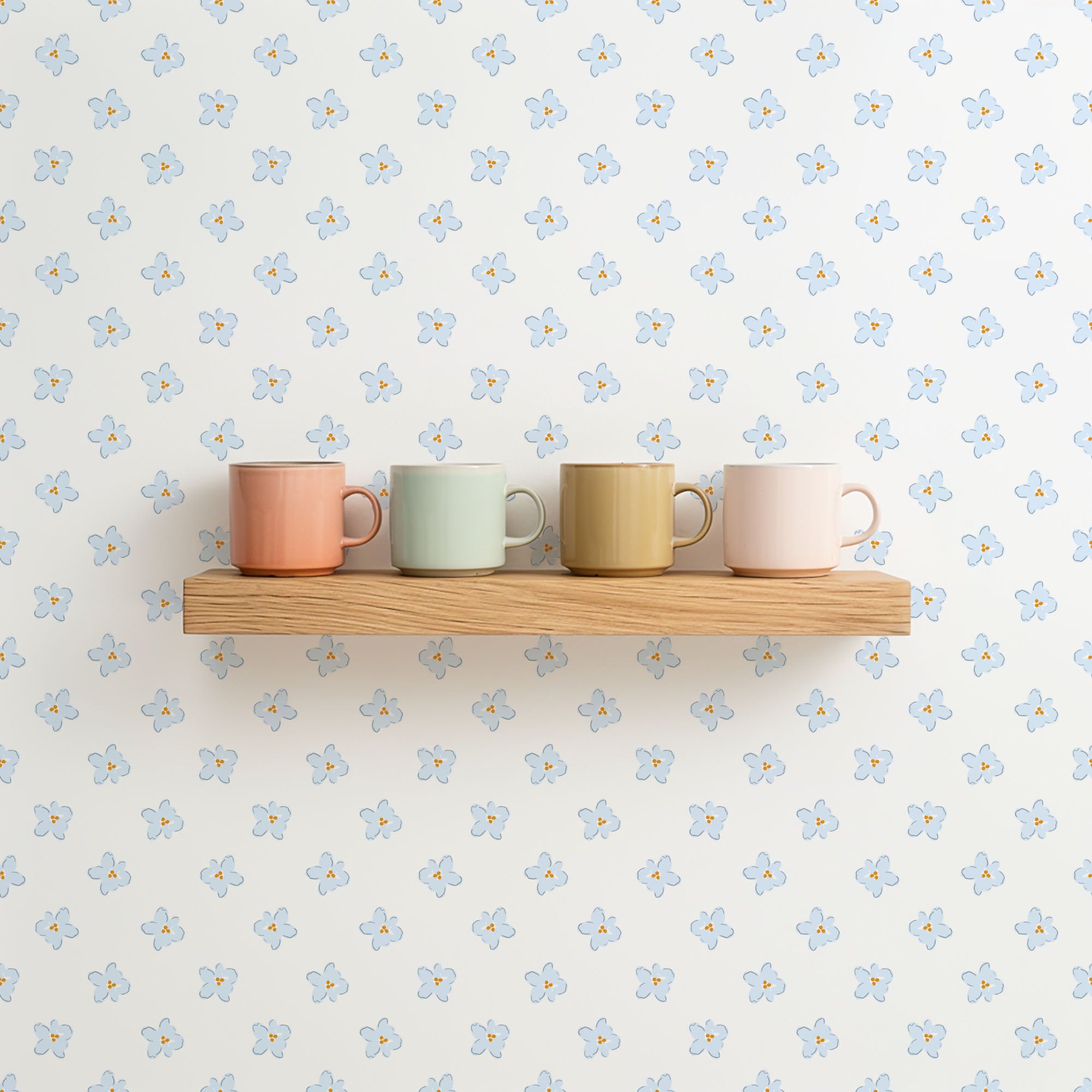 Blue Blossom Wallpaper