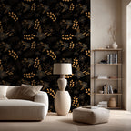 Gilded Foliage Wallpaper
