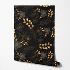 Gilded Foliage Wallpaper