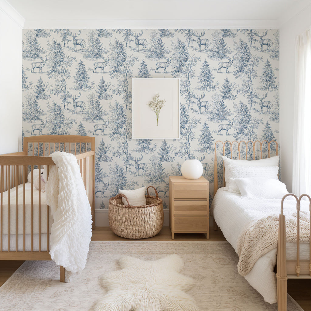 Woodland Toile Wallpaper