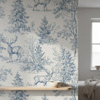 Woodland Toile Wallpaper