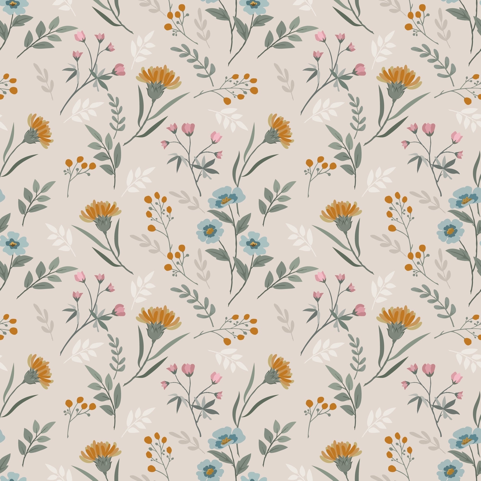 Meadow Sprigs Wallpaper