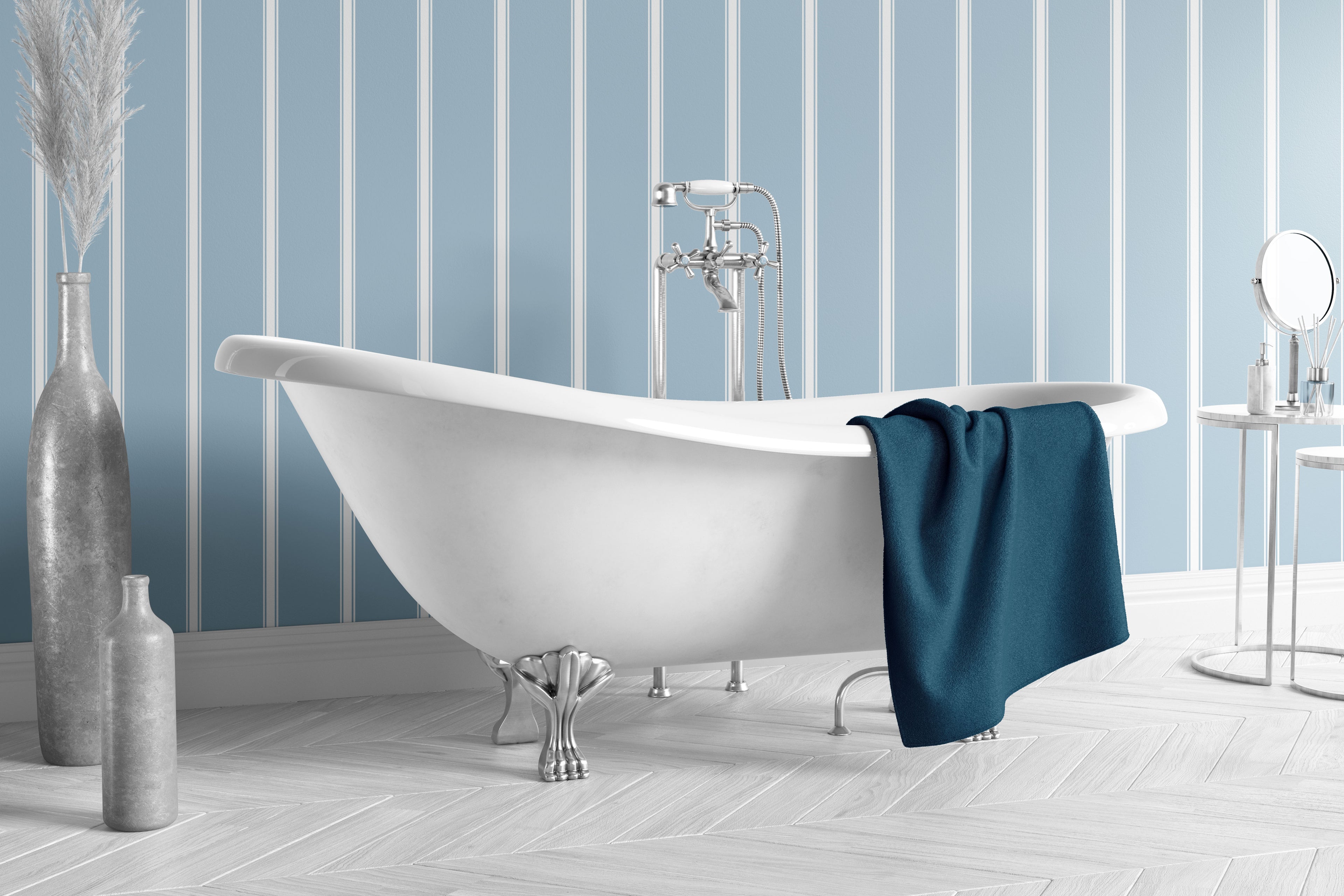 Coastal Stripe Wallpaper