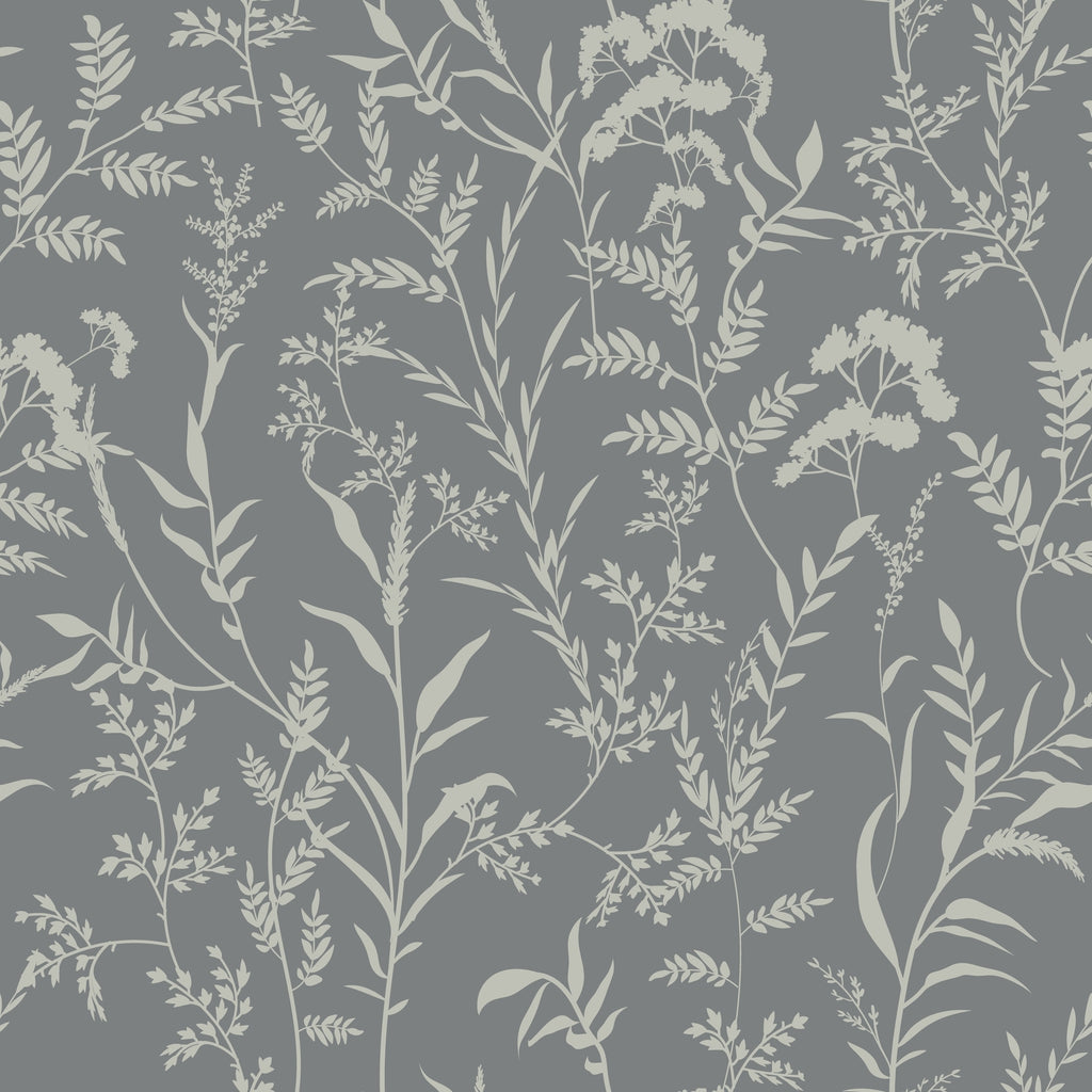 Silver Meadow Wallpaper