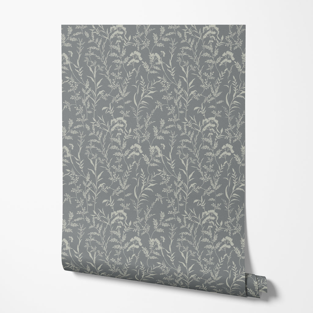 Silver Meadow Wallpaper