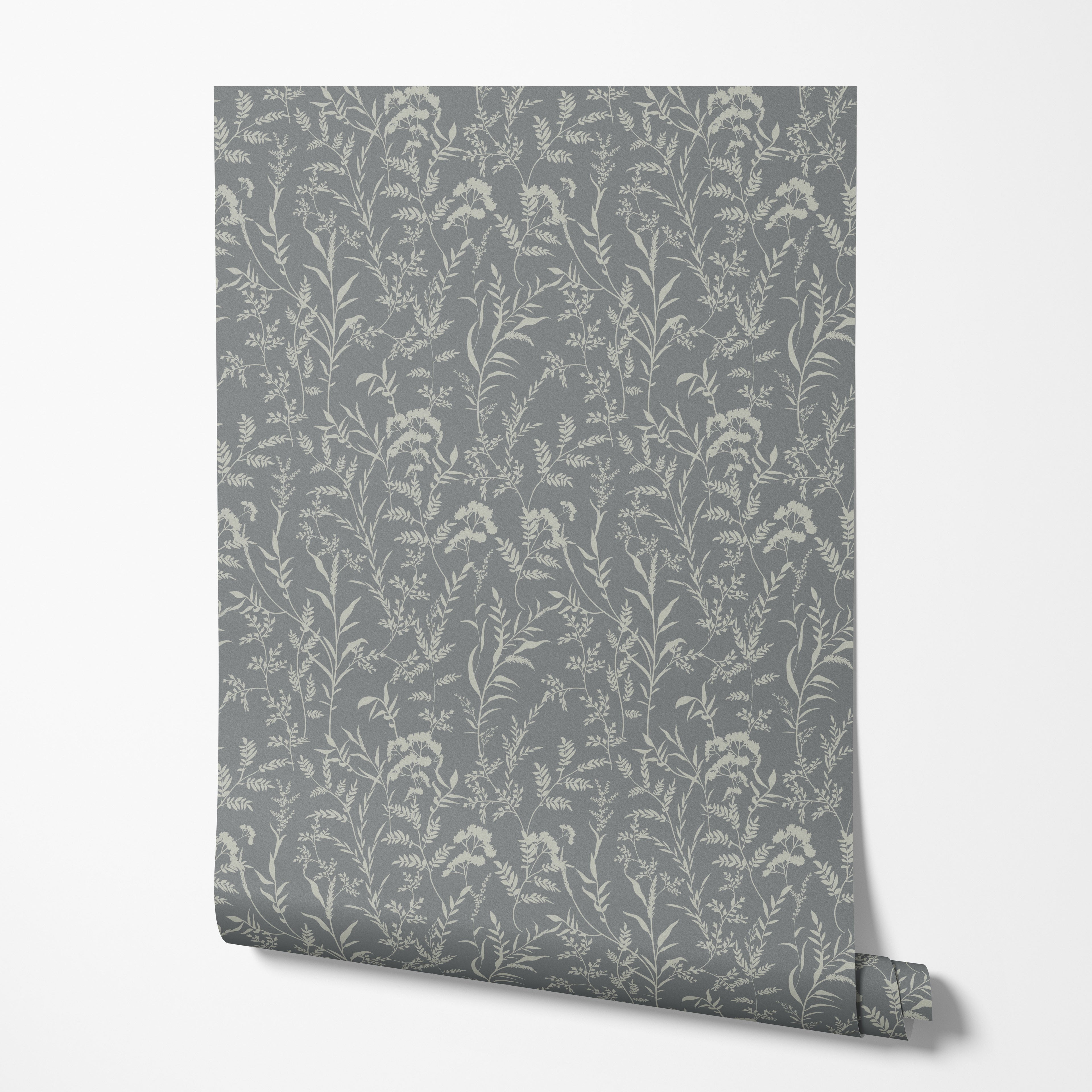 Silver Meadow Wallpaper