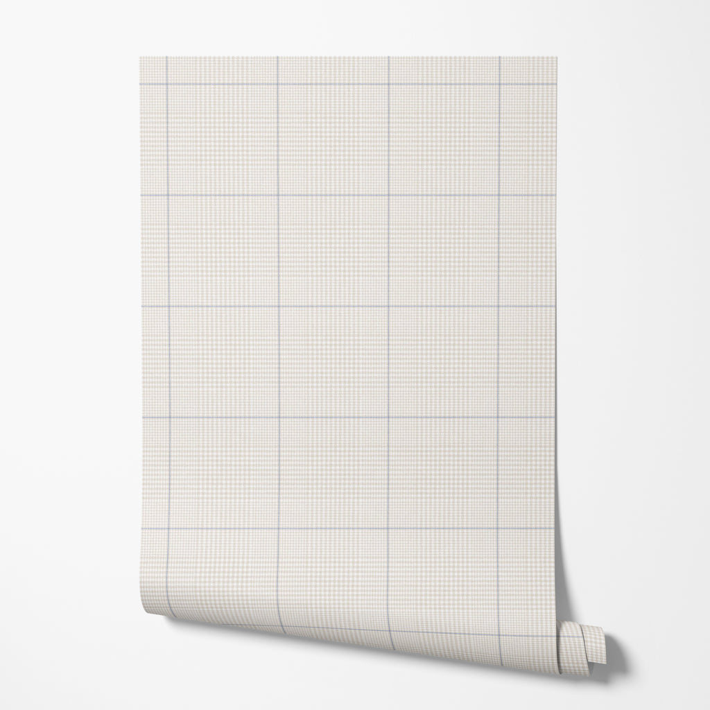 Linen Check Wallpaper
