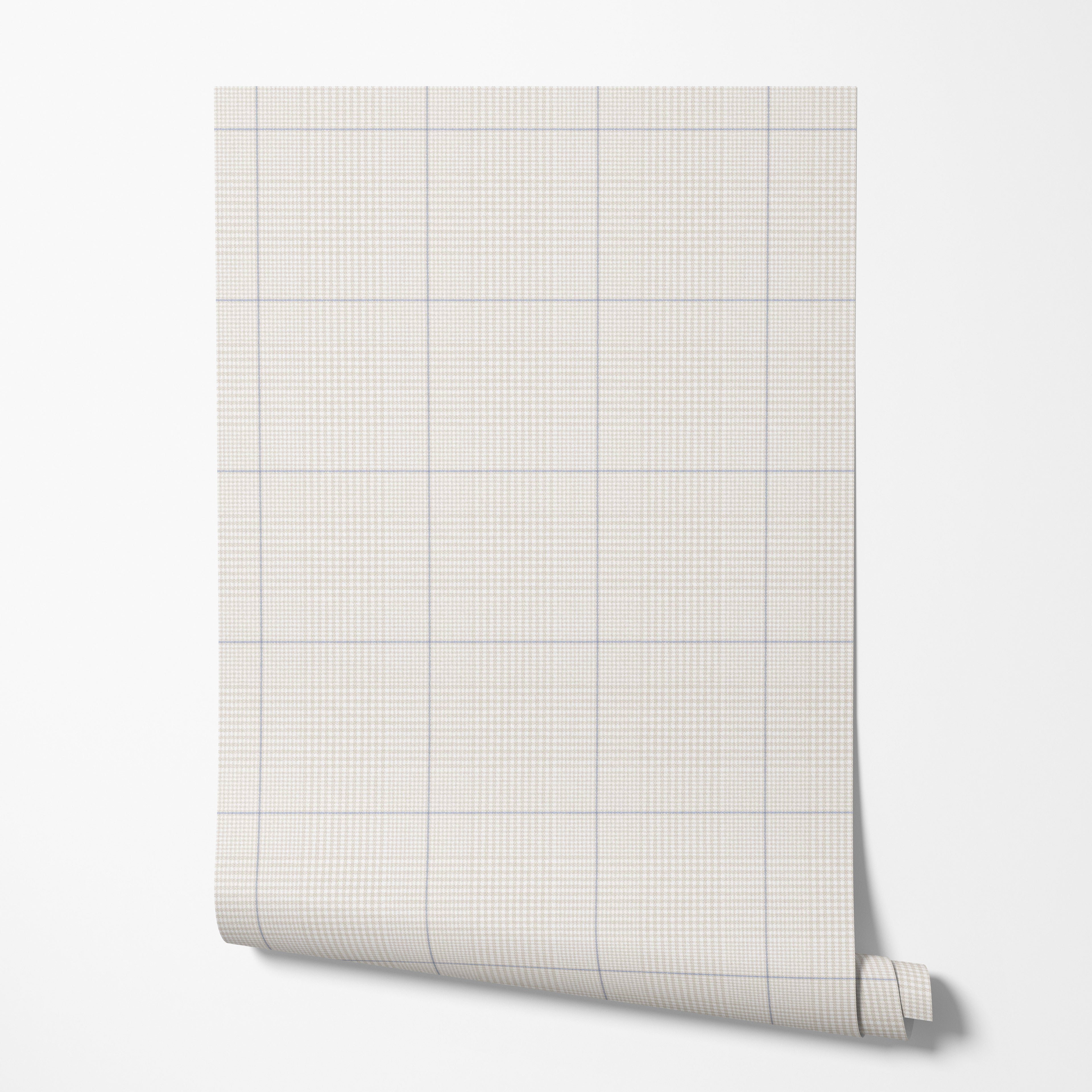 Linen Check Wallpaper