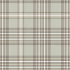 Taupe Tartan Wallpaper