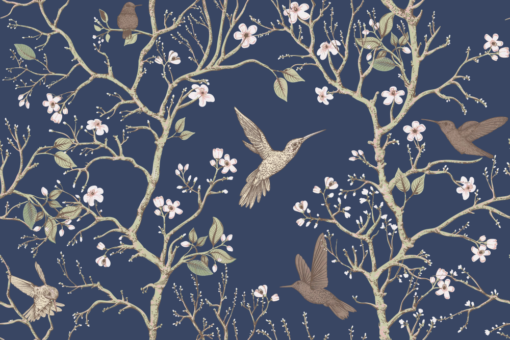 Midnight Aviary Wallpaper