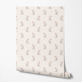 Floral Stripe Wallpaper