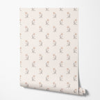 Floral Stripe Wallpaper