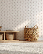 Floral Stripe Wallpaper