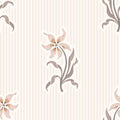 Floral Stripe Wallpaper