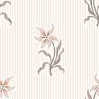 Floral Stripe Wallpaper