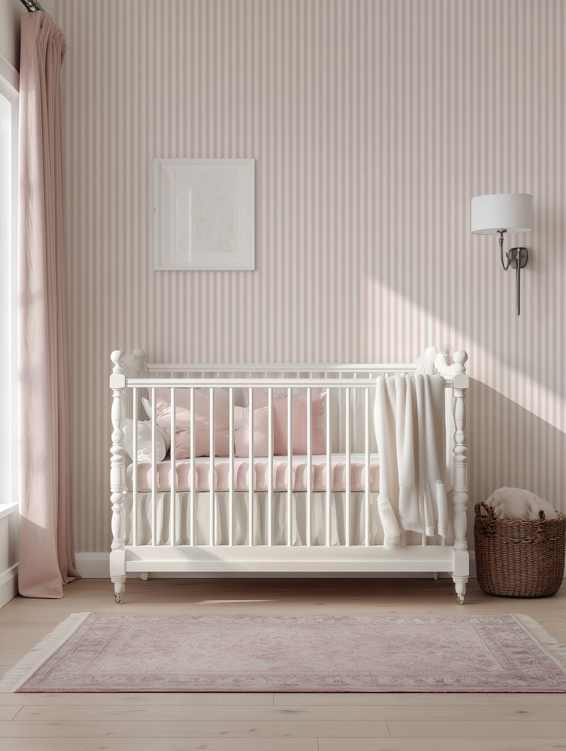 Blush Stripe Wallpaper