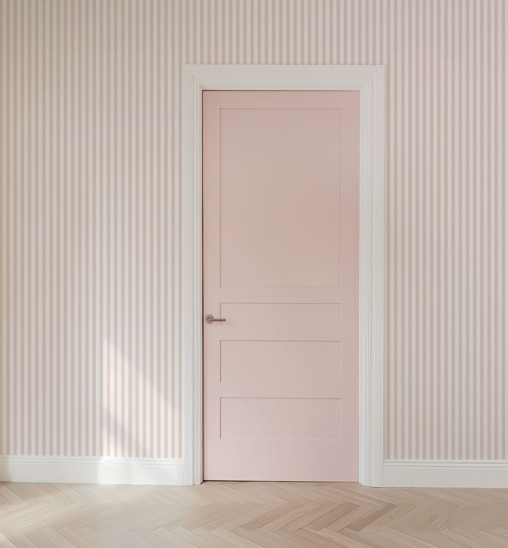 Blush Stripe Wallpaper