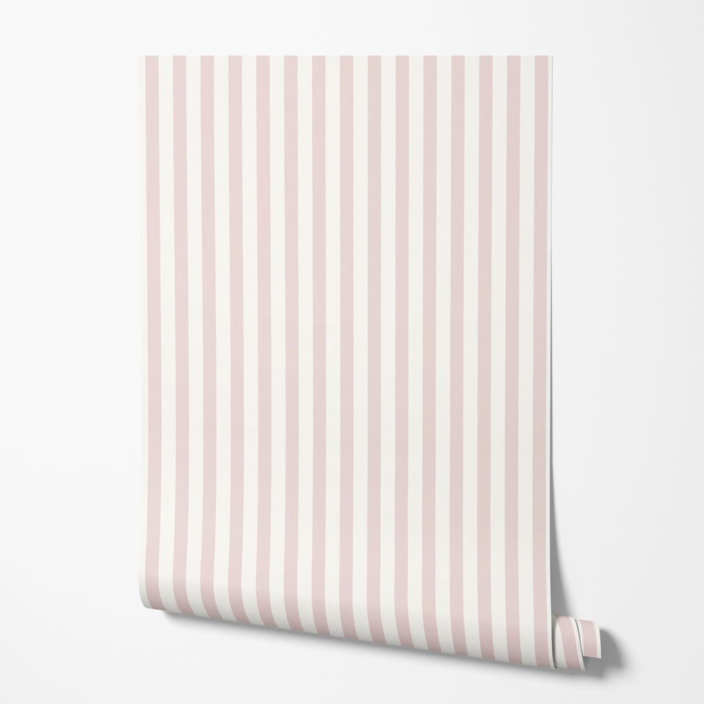 Blush Stripe Wallpaper