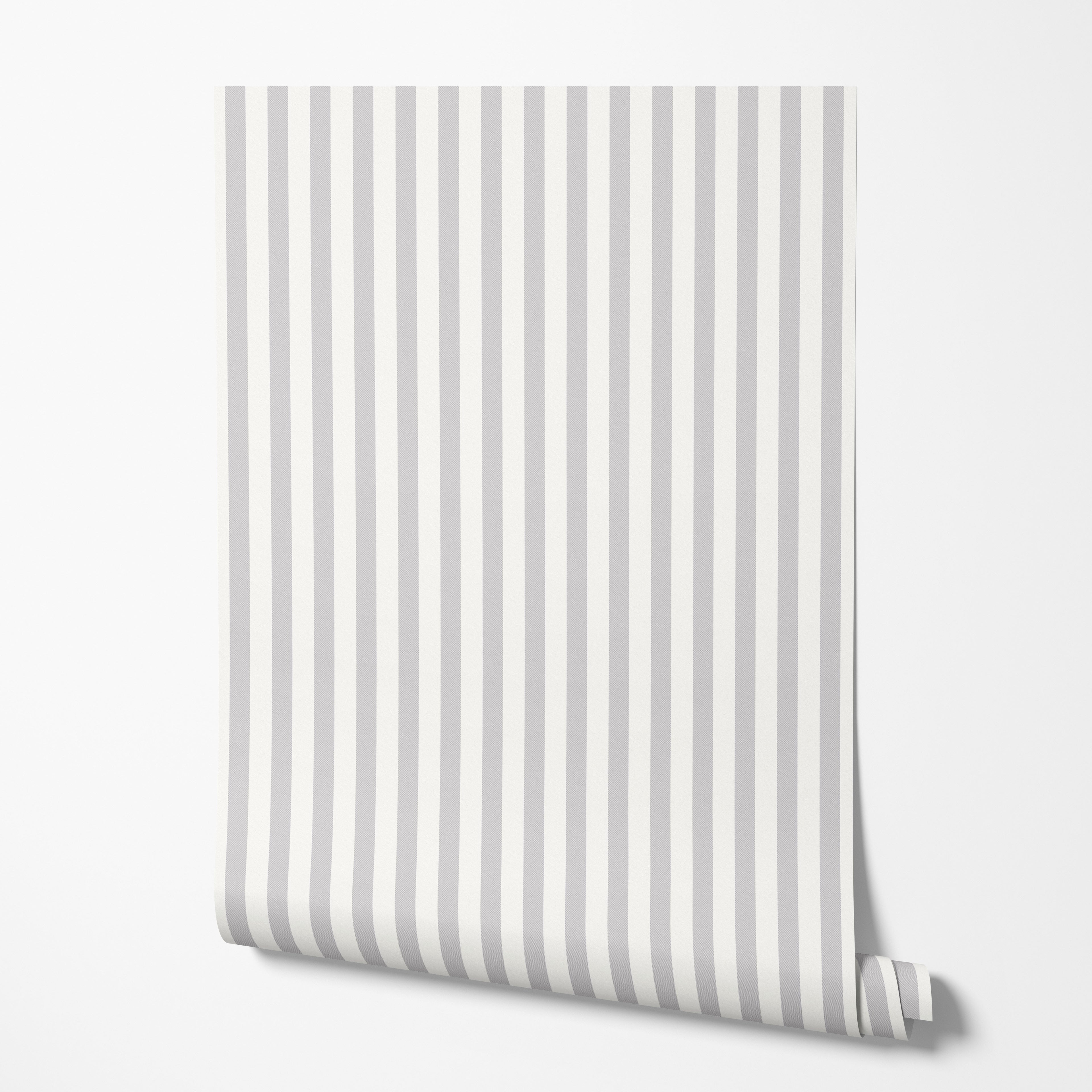 Silver Stripe Wallpaper
