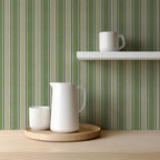 Sage Stripe Wallpaper