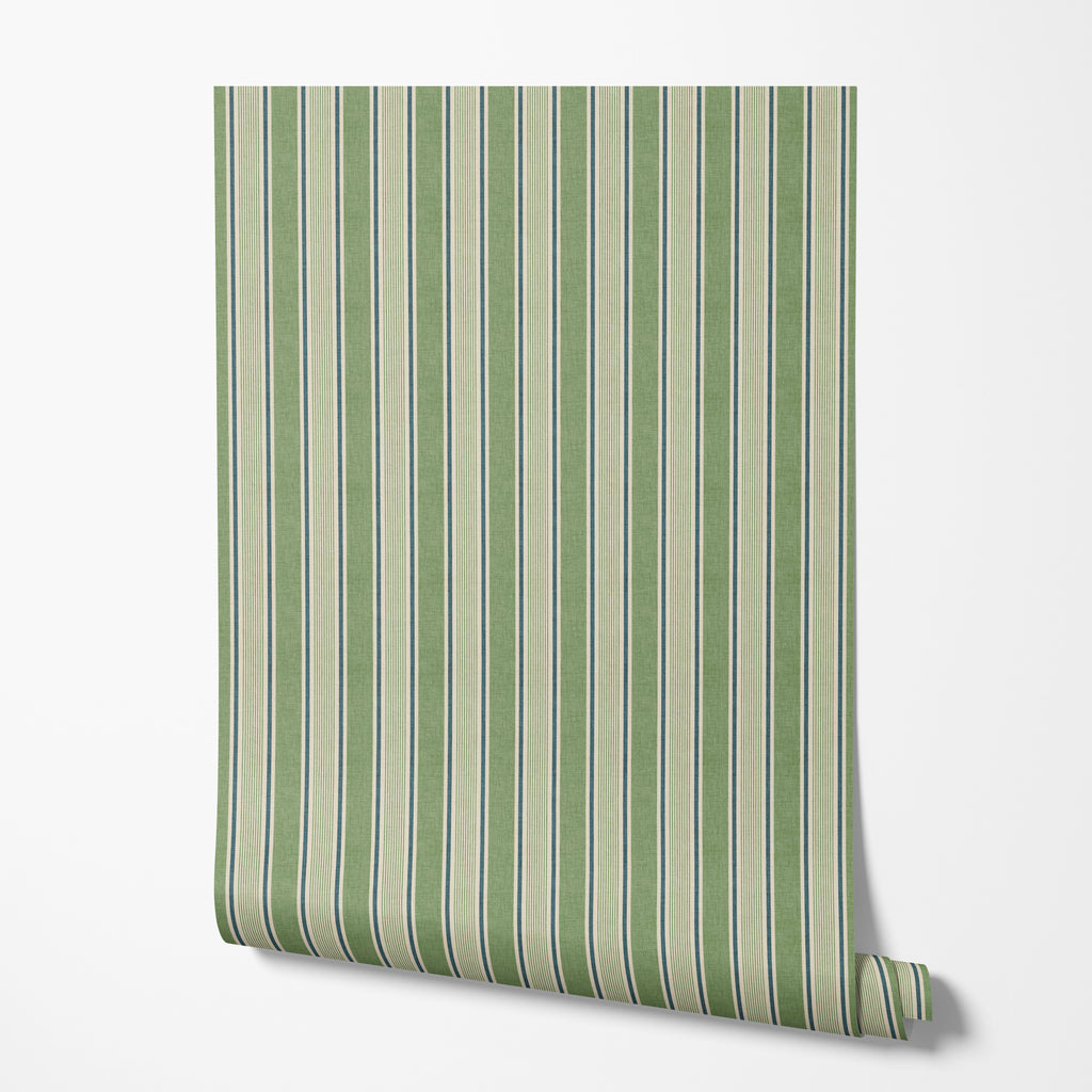 Sage Stripe Wallpaper