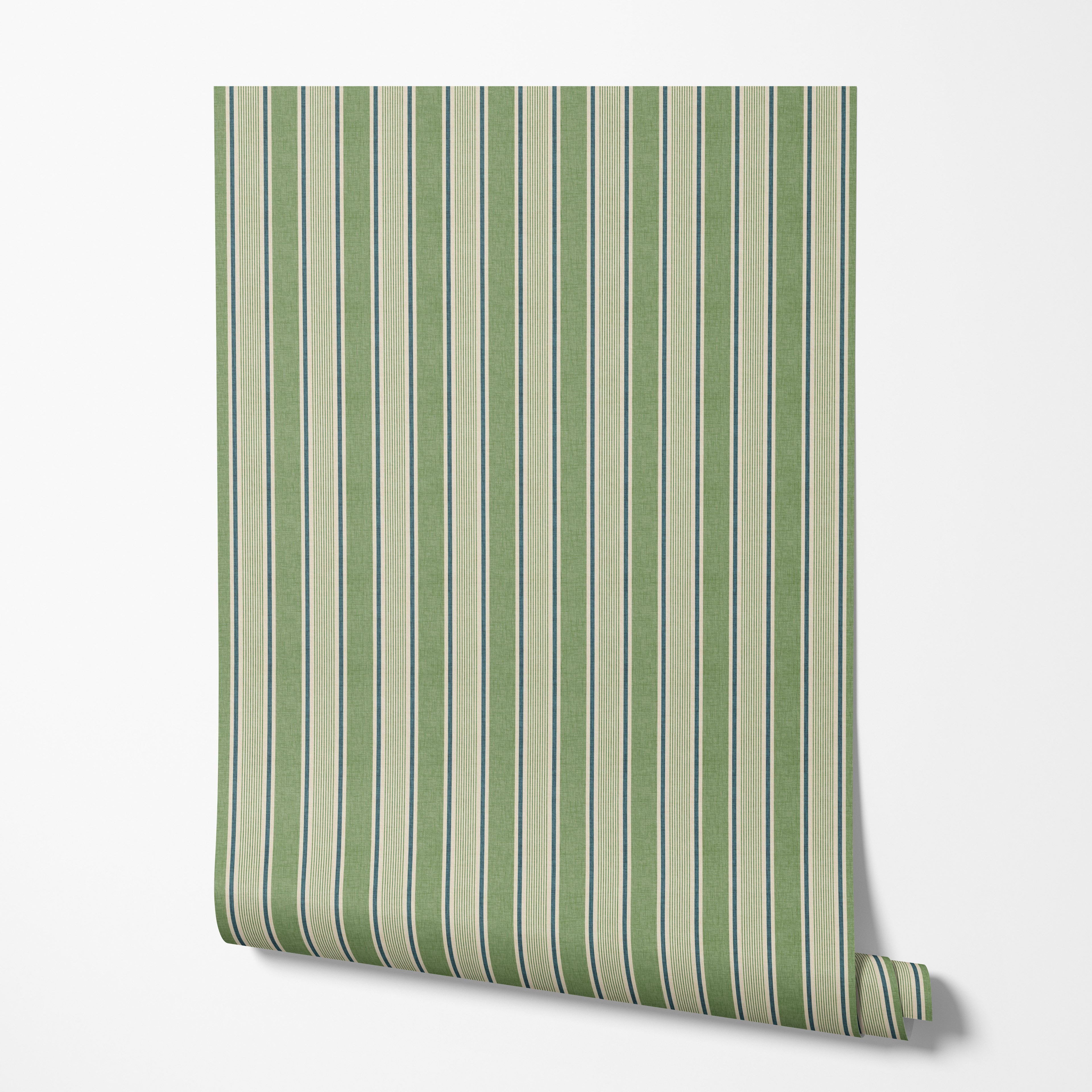 Sage Stripe Wallpaper