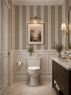 Classic Stripe Wallpaper - Black Stripes