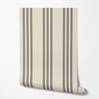Classic Stripe Wallpaper - Black Stripes