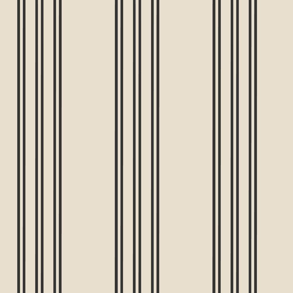 Classic Stripe Wallpaper - Black Stripes