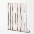 stripey wallpaper, premium peel & stick, 2x6 feet 24 inchesx 72 inches, home decor