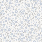 Blue Ditsy Floral Wallpaper