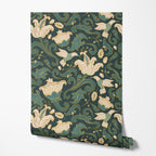 Hummingbird Floral Wallpaper