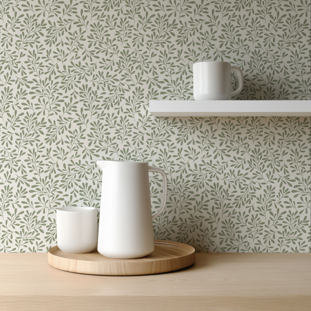 Sage Branch Wallpaper